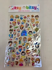 OOLY Itsy Bitsy Super Cute Puffy Stickers Sku #120-10 FAIRY TALES