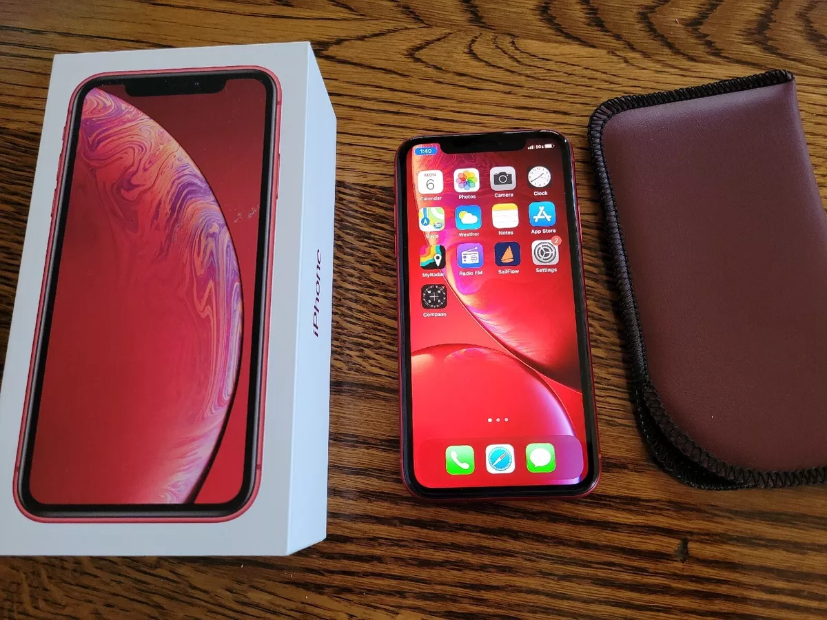 Apple iPhone XR - 128GB -Red - Unlocked - Excellent Condition | eBay