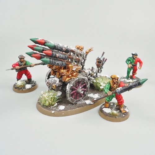 Warhammer Age Of Sigmar Armee Imperium Helstorm Rakete Batterie bemalt