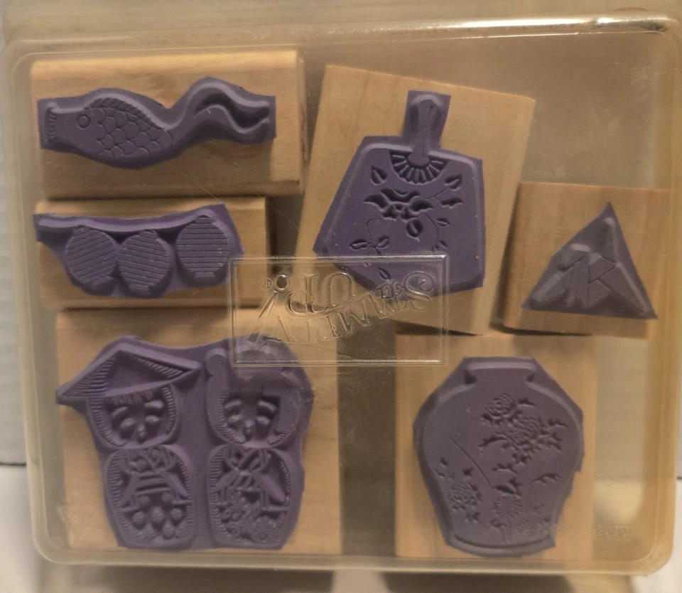 Juego de estampillas de goma Stampin' Up regalos temáticos asiáticos de Oriente - ENVÍO GRATUITO Foto 2 de 2