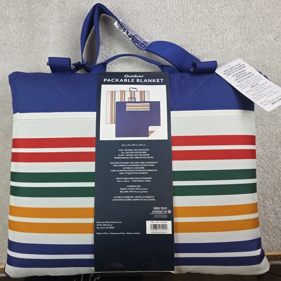 Pendleton Outdoor Packable Blanket 60” x 72” Picnic Camping Beach Tailgating - Image 2 of 4