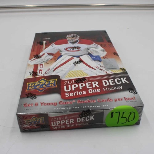 2015-16 Upper Deck Hockey Factory Sealed Hobby Box WB1825