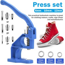 Hand Press Tool for Installing Snap Fasteners Bench-Top Hand Press Tool
