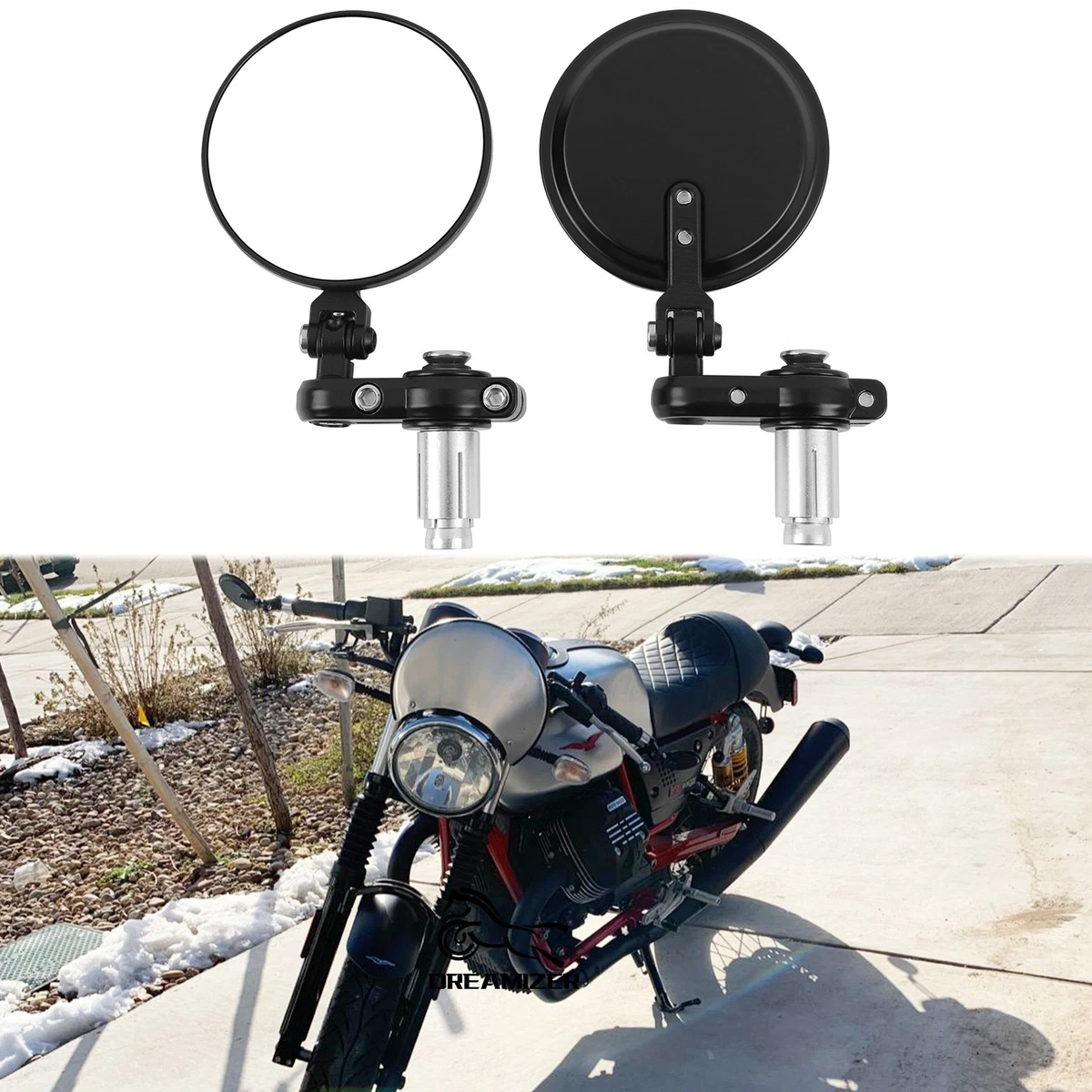 Motorcycle & Scooter Mirror Assemblies for Moto Guzzi V7 for sale
