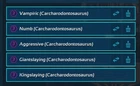CARCHA GENE 🧬 TOP TRAIL ARK ASCENDED PVE OFFICIAL  PC/XBOX/PS5