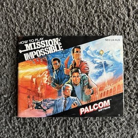 Mission Impossible Nintendo NES PAL A + Manual AUS PRINT Palcom