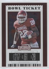 2019 Panini Contenders Draft Picks Season Bowl Ticket 18/99 Adrian Peterson 0oe