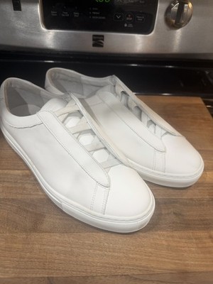 KOIO Capri Leather Sneakers White Color Mens Size 42 US 9