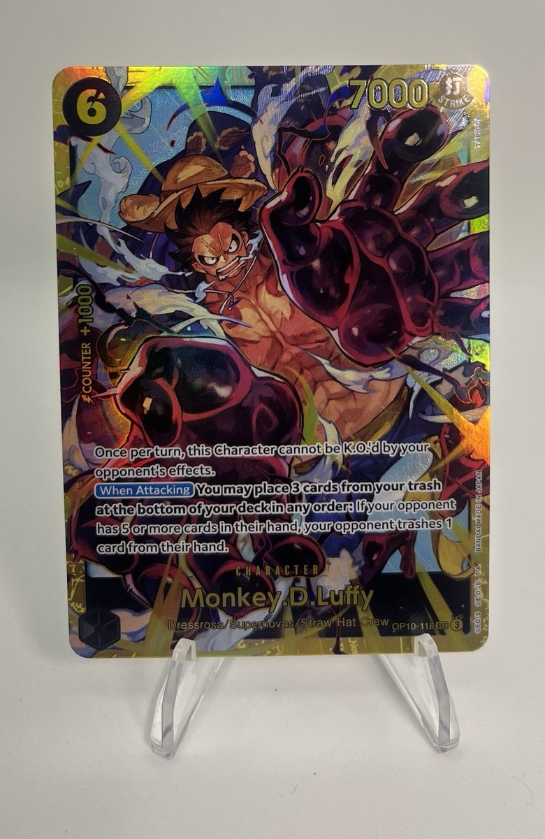 Monkey.D.Luffy Secret Rare SEC (118) OP10-118 Royal Blood