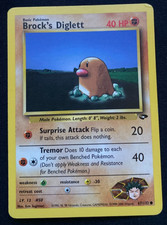 Pokémon TCG Brock's Diglett Gym Challenge 67/132 Regular LP