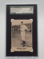 GEORGE KELLY 1949 REMAR BREAD BASEBALL OAKLAND OAKS SGC 8 Q5559