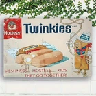 Vintage Twinkies Hostess Cake Retro Tin Metal Signs Home Décor 8x12