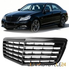 KÜHLERGRILL SPORTGRILL PASSEND FÜR MERCEDES E-KLASSE W211 06-09 GLÄZEND SCHWARZ