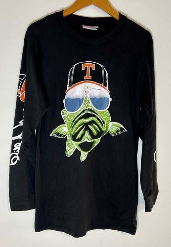 Bill Dance Outdoors Barschangeln Tennessee Mütze T-Shirt L USA Langarm *defekt