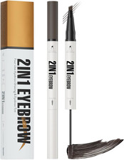 Microblading Eyebrow Pen, Microblade Eyebrow Pencil Dark Brown, Long-Lasting Qui