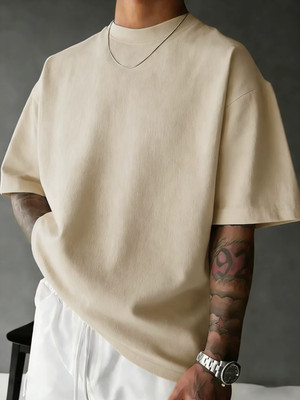Men's Oversized T Shirt Casual Loose Fit Short Sleeve Crew Neck Summer Streetwea