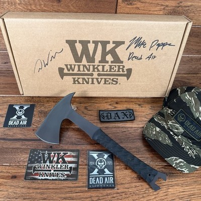 Limited Edition Winkler Knives  Axe And Silencer Wrench Dead Air NIB Signatures