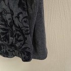 Woman Body Pattern Checklist Onque Casual Women's Black Velour Zip-Up Jacket Silver Sequin's Mock ...