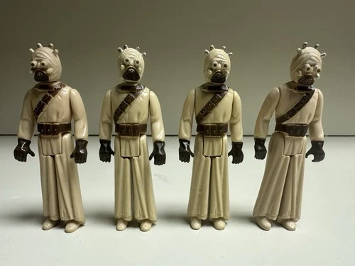 Vintage Star Wars 1977 TUSKEN RAIDER SAND PEOPLE lot of 4 Hong Kong COO