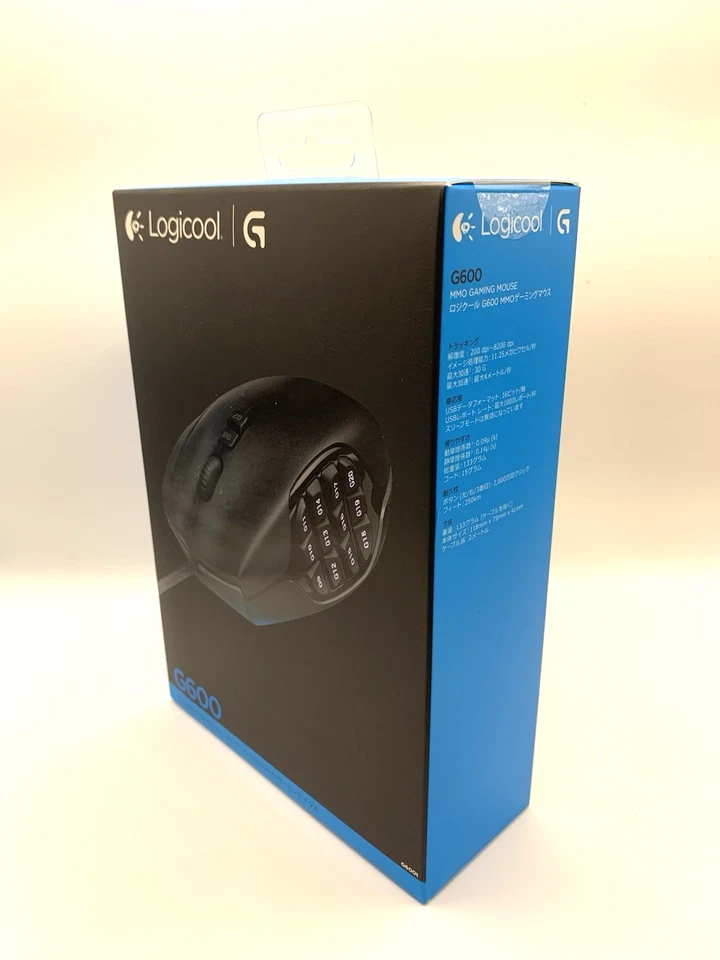 New Sealed Logitech G600 MMO Gaming Mouse Black Wired 20 Buttons #1042 - Image 3 of 4