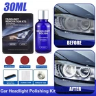 Pro Car Headlight Lens Restoration Repair Kits Polish Cleaner Cleaning Tool USA
