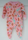 NWT Old Navy Holiday Footed Romper / Sleeper Size Newborn
