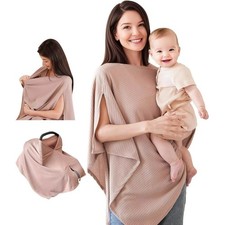 Maternal Nursing Covers 2 in 1 Breastfeeding Blanket Mother's Nursing Scarf