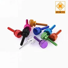 M4 Color Knurled Thumb Screws Aluminium Alloy Hand Grip Knob Bolts L: 6-20mm