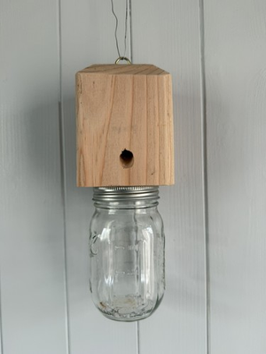 #ad #ad Handmade Carpenter Bee Trap Outdoor Bee Control Non Pressure Treated $12.50