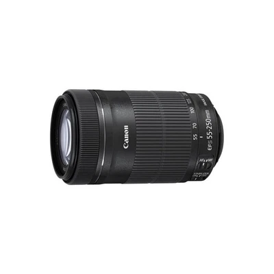 Objectif Canon EF-S 55-250mm f/4-5.6 IS STM SLR Téléobjectif Noir - Photo 1/4