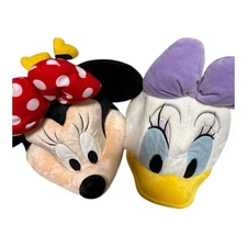 2set Japan Tokyo Disney Resort Ears HeadBand Hat Cap Fluffy Daisy Duck Minnie