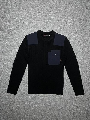 66 NORTH ICELAND Men's Wool Tactical Knit Sweater - 100% LAMBSWOOL - Size Small