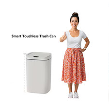 4.2 Gal Smart Touchless Trash Can bin with Motion Detect, Sealing Lid for home