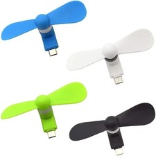 Mini Portable Fan 5V Mobile Phone USB Gadget Fan For Type-C Cooling Hand Fan