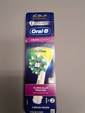 Oral-B CrossAction Replacement Brush Heads, 2-Pack