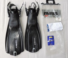 Mares Plana AvantiX-3 Open-Heel Scuba Fins Adult Size X-Small Women Sz 5-7 Black