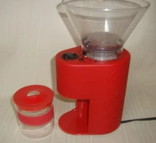 Bodum Bistro Burr Coffee Grinder 10903-3 NO HOPPER LID. Red