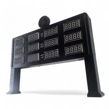 Slot Car Lap Counter And Timer: Lap Count, Lap Avg., Best Lap, Last Lap. 4 lanes