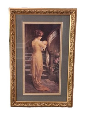 Victorian Art Print ''Like No Other Love'' Zula Kenyon Mother And Baby 24x14