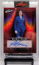 2024 Leaf Electrum Fame * RALPH MACCHIO - Red & Gold -Auto 1/1 (only 1 in world)