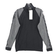 NWT DALE OF NORWAY Geilo 100 Merino Wool 1/4 Zip Sweater Fair Isle Men's SMALL