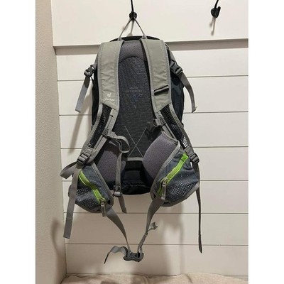 Deuter Airlite 22 Hiking Backpack Black Gray Daypack Mesh Back Panel