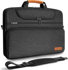 18 Inch Laptop Bag, Waterproof Business Briefcase for Men, Computer Messenger Sh