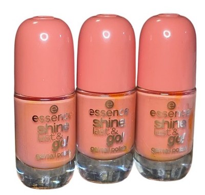 Essence Shine Last & Go Gel Nail Polish 58 Ready For It-LOT OF 3 Free Shipping