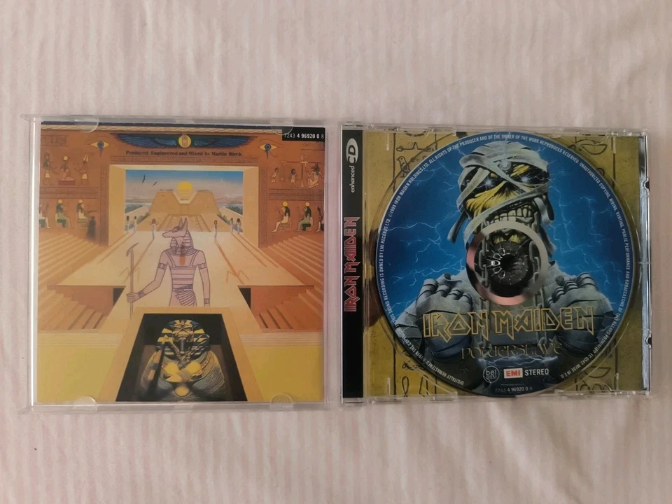 IRON MAIDEN-POWERSLAVE-ALBUM CD - Photo 2/2