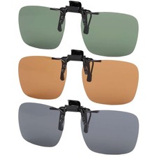 Aufsatz Clip On Sonnen Schutz Brille Träger Feder Überbrille 100% UV400 30599