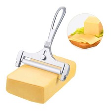 Aluminum Alloy Cheese Slicer Adjustable Wire Cutter for Soft & Semi-Hard Cheese