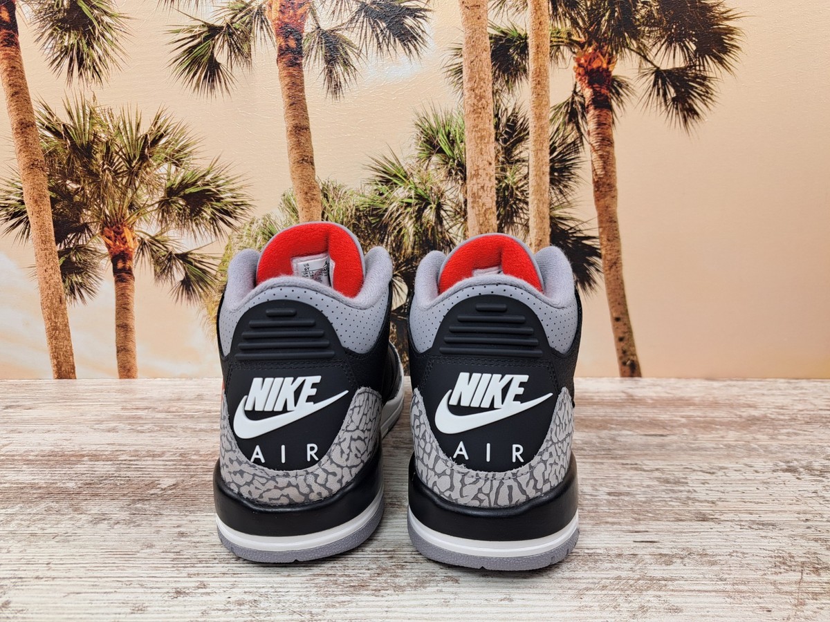 Jordan Air Jordan 3 Retro GS Black Fire Red Cement Grey DM0967 010