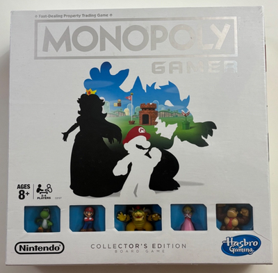 Monopoly Gamer Collector's Edition Mario Game Nintendo Complete