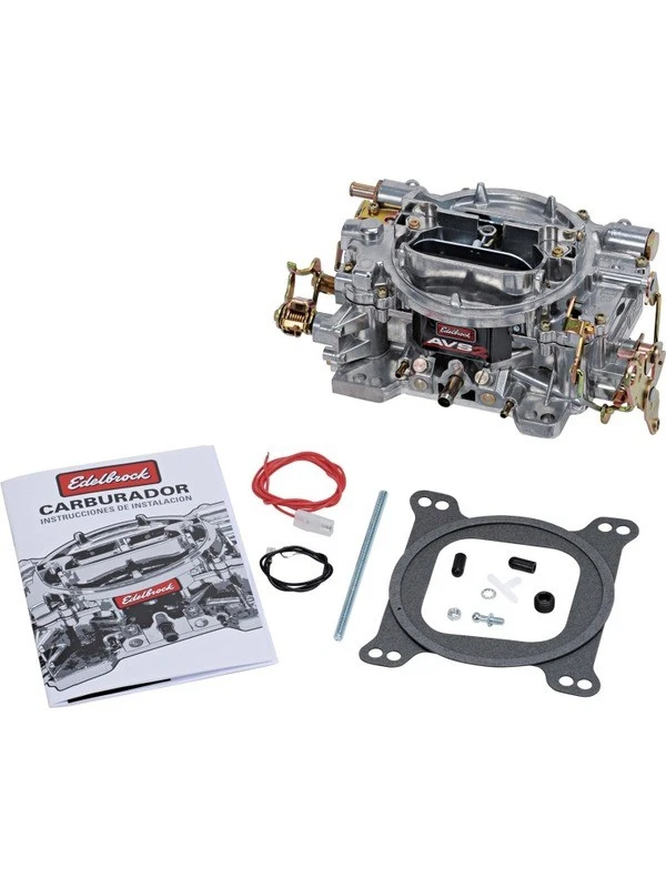 Edelbrock Carburettor AVS 2 500Cfm 4-Barrel Square Bore Manual Choke Annu (1902)